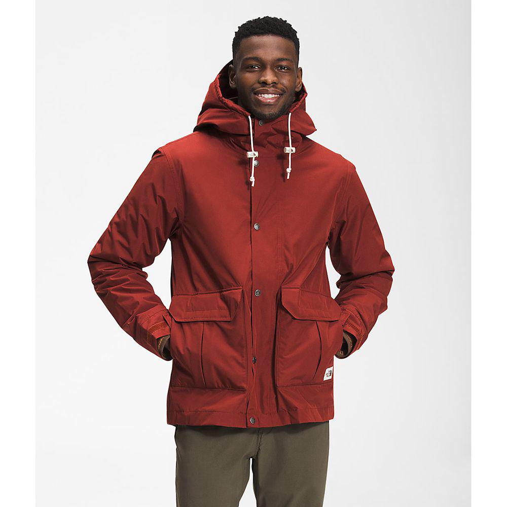 The North Face Fine Pine Ανδρικα Σακάκι - Κοκκινα / Καφε (GQRN40592)